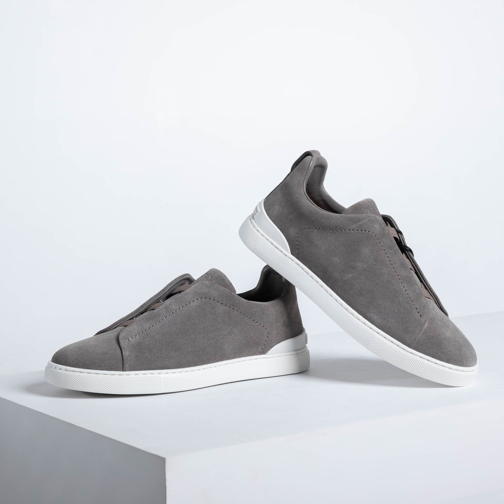 Zegna SECONDSKIN Triple Stitch Low-Top Sneakers