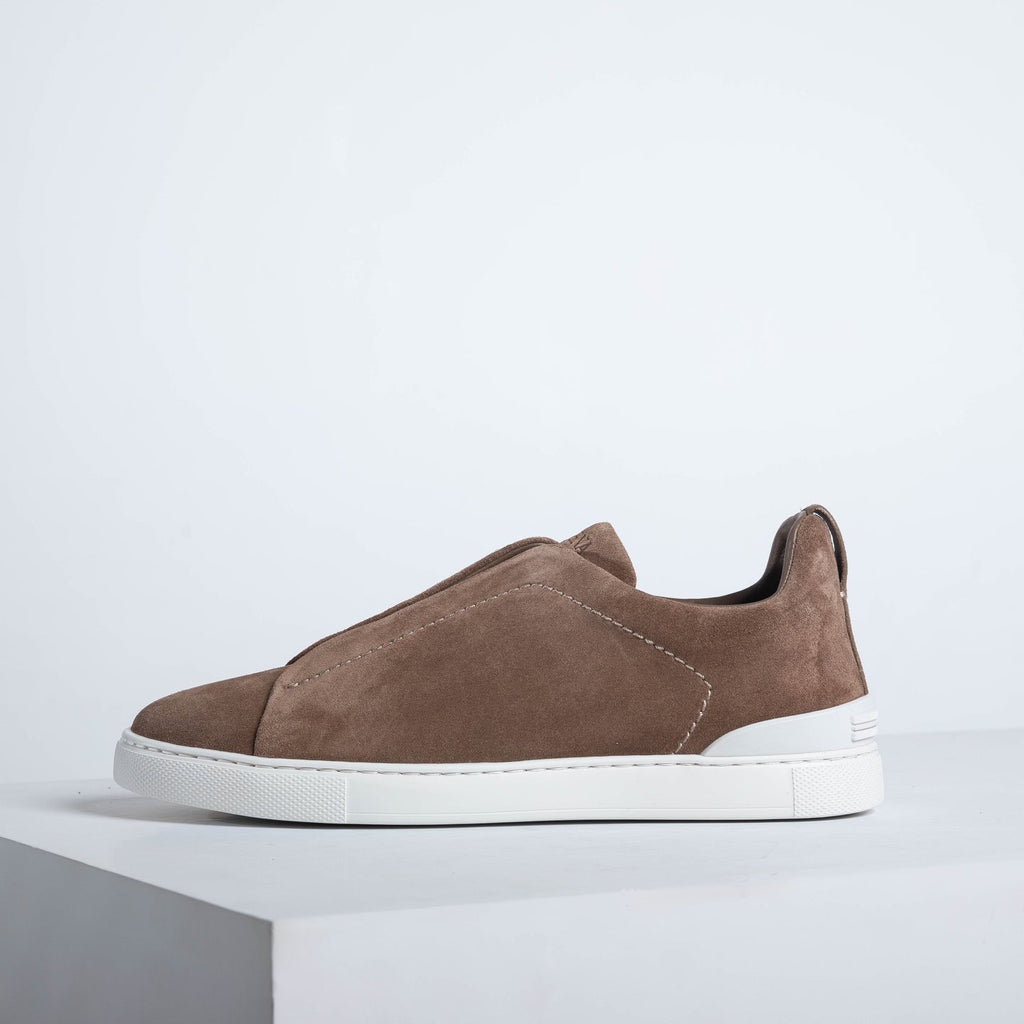 Zegna SECONDSKIN Triple Stitch Low-Top Sneakers