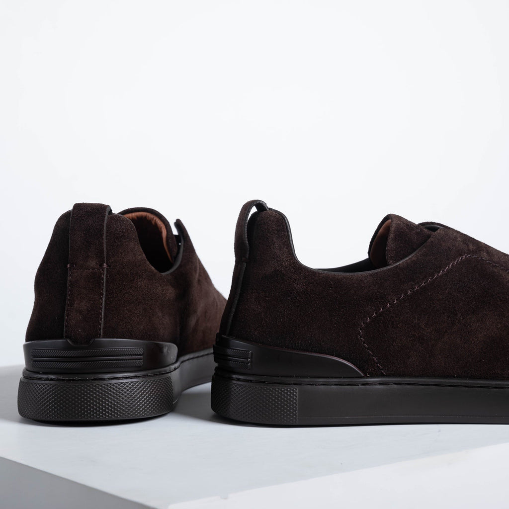Zegna SECONDSKIN Triple Stitch Low-Top Sneakers