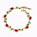 Vintage Jewel-Toned Vine Bracelet